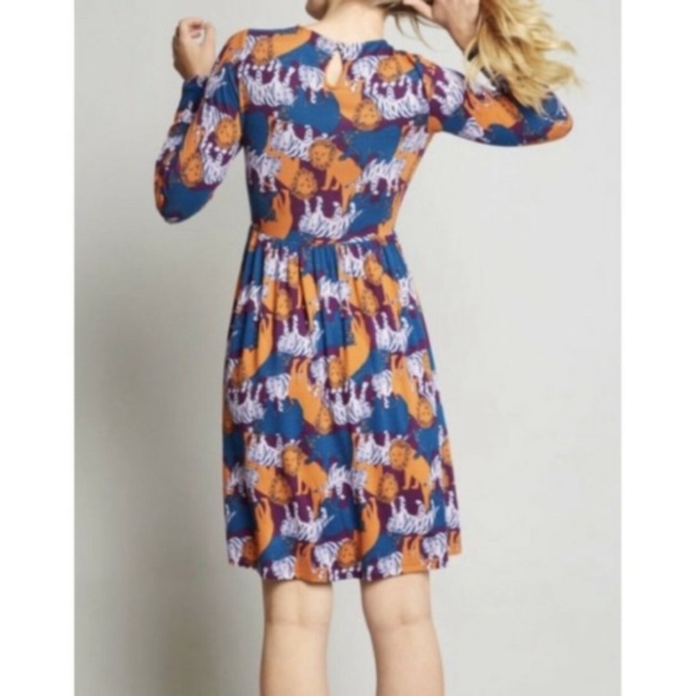 ModCloth Lions and Tigers dress (Size S)